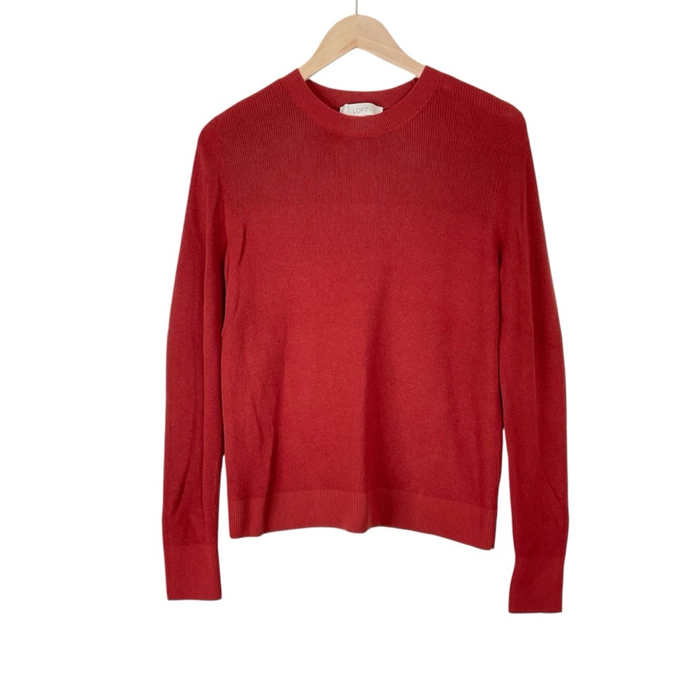 Ann Taylor Loft Modern Crew Neck Sweater Size Medium